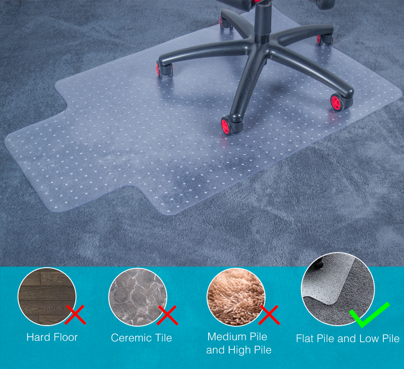 Heavy Duty Carpet Protector for Office Chair Plastic Office Desk High