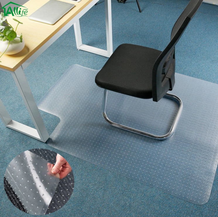 Premium Office Chair Mat Studded Clear Floor Mat for Rolling Chairs