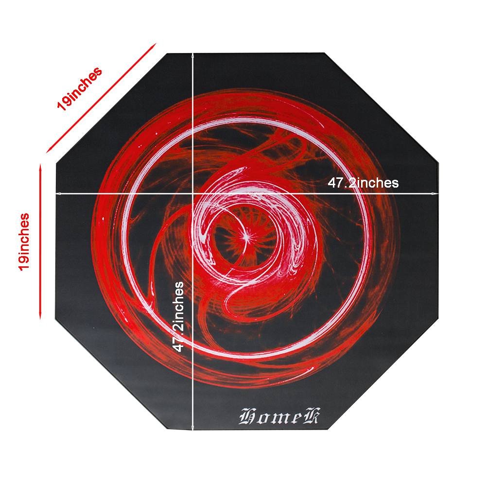 Factory Custom AntiSlip Octagon Esport Gaming Chair Mat Rubber Floor